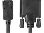 CABLE DISPLAYPORT LANBERG MACHO/DVI-D MACHO 24+1 1.8M NEGRO