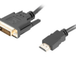 CABLE HDMI LANBERG MACHO DVI MACHO 24+1 1,8M DUAL LINK GOLD 4K