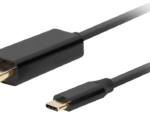 CABLE USB-C A DISPLAYPORT LANBERG MACHO/MACHO 1.0M 4K 60HZ NEGRO