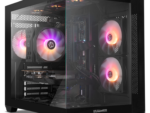 CAJA NOX HUMMER ASTRA NEO SEMITT ATX CRISTAL FRAMELESS NEGRO