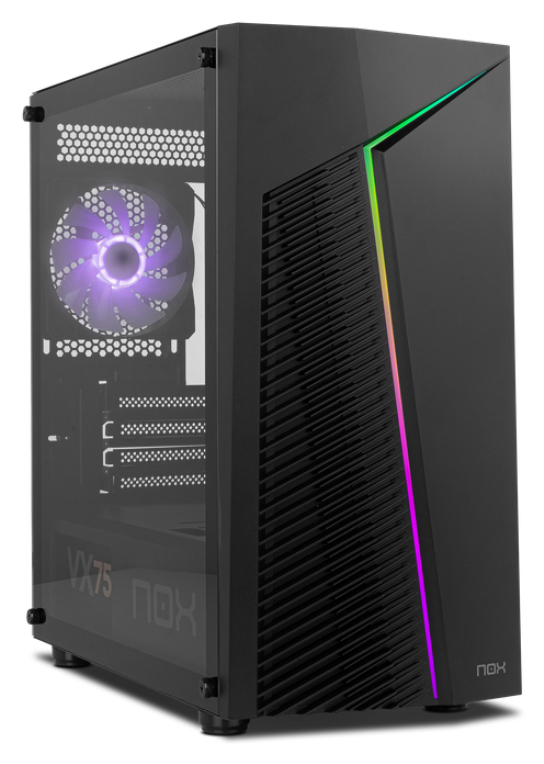 CAJA NOX INFINITY RGB M-ATX CHASSIS MINITORRE NEGRO