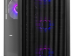 CAJA NOX SEMITORRE MESH INFINITY IOTA ARGB NEGRO USB 3.0