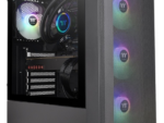 CAJA THERMALTAKE S200 TG ATX 2XUSB 3.0 ARGB SIN FUENTE NEGRO
