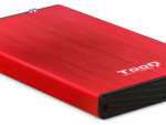 CARCASA HDD TOOQ TQE-2527R 2,5" 9,5 MM SATA USB 3.0/3.1 ROJO