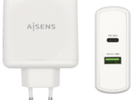 CARGADOR 48W AISENS 1xUSB-C PD3.0 30W 1xUSB-A QC3.0 18W BLANCO
