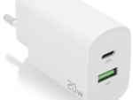 CARGADOR AISENS 20W 1XUSB-C PD3.0 1XUSB-A QC3.0 BLANCO