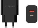 CARGADOR AISENS 20W 1xUSB-C PD3.0 1xUSB-A QC3.0 NEGRO
