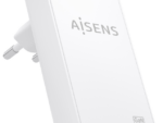 CARGADOR AISENS GAN PARED ULTRA DELGADO 65W 2XUSB-C PD3.0 QC4.0 BLANCO