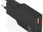 CARGADOR AISENS ULTRA DELGADO GaN 30W 1xUSB-C PD3.0 QC4.0 1xUSB-A QC3.0 NEGRO