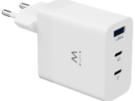 CARGADOR MOVIL EWENT CARGA RAPIDA PUERTOS 2 USB-C Y 1 USB-A 65W BLANCO
