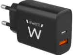 CARGADOR MOVIL EWENT RAPIDO USB-C y QC3.0 20W