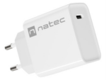 CARGADOR NATEC RIBERA 20W 1XUSB-C PD3.0 QC3.0 BLANCO