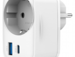 CARGADOR RAPIDO GEMBIRD USB DE 2 PUERTOS CON TOMA DE CA DE PASO 20 W BLANCO