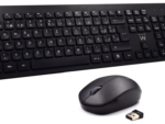 COMBO TECLADO RATON EWENT ESPAÑOL TECLAS CONCAVAS RF INALMABRICO NEGRO