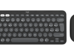COMBO TECLADO RATON LOGITECH QWERTY INALAMBRICO GRAFITO