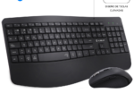 COMBO TECLADO RATON SUBBLIM PROWAVE ERGO INALAMBRICO NEGRO