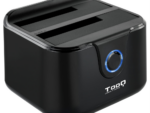 DOCK TOOQ TQDS-802B 2xSATA 2,5"/3,5" USB 3.0, CLONE OTB NEGRO