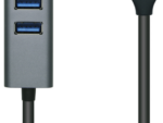 HUB AISENS USB 3.0 ALUMINIO TIPO A M-4XTIPO A H GRIS 10CM