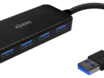 HUB AISENS USB 3.0 TIPO A/M-4XTIPO A/H NEGRO 15CM