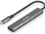 HUB AISENS USB 3.1 USB-C USB-C/M-4XTIPO A/H GRIS 15CM