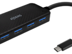 HUB AISENS USB 3.1 USB-C USB-C/M-4XTIPO A/H NEGRO 15CM