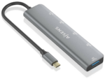 HUB AISENS USB 3.2 GEN1 USB-C/M-USB-C PD100W/H-USB-C/H-3XUSB-A/H