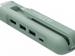 HUB EWENT USB-C Y USB-A MULTIPORT DOCK 5-1 HDMI VERDE