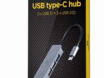 HUB USB GEMBIRD TIPO C DE 4 PUERTOS 1 X USB 3.1 Y 3 X USB 2.0