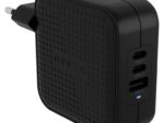 HYPERA HYPERJUICEA 70W USB-C GAN TRAVEL CHARGER (3C+1A) BLACK