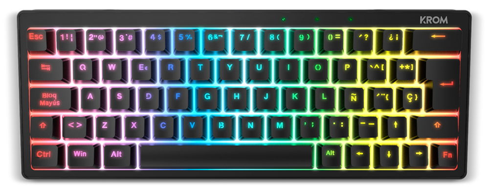 KROM KREATOR MINI TECLADO MECÁNICO RGB