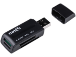 LECTOR DE TARJETAS NATEC MINI ANT 3 SDHC MMC M2 MICROSD USB 2.0 NEGRO