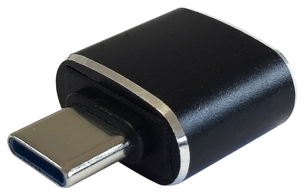 MINI ADAPTADOR AISENS USB 3.1 GEN2 3A TIPO USB-C M-A H NEGRO