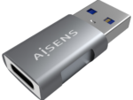MINI ADAPTADOR AISENS USB 3.2 GEN2 10G 3A USB-C/H-A/M GRIS