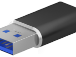 MINI ADAPTADOR AISENS USB 3.2 GEN2 USB 2.0 3A USB-C/H-A/M NEGRO