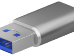 MINI ADAPTADOR AISENS USB 3.2 GEN2 USB 2.03A USB-C/H-A/M GRIS