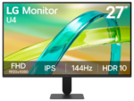 MONITOR LG 27U411B-B 27" FHD 144HZ IPS HDR10 FREESYNC SIN MARCOS