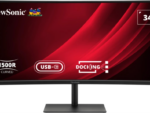 MONITOR VIEWSONIC 34" QHD CURVO HDMI DP 65W USB-C USB RJ45 MULTI AJUS.ALTURA