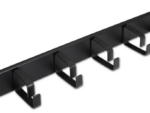 ORGANIZADOR DE CABLES AISENS METALICO CON 5 ANILLOS 19 1U NEGRO