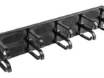 ORGANIZADOR DE CABLES LANBERG 10 ANILLOS 19" 2U TIPO B CON CEPILLO NEGRO