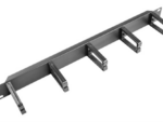 ORGANIZADOR DE CABLES LANBERG 5 ANILLAS PLASTICO 1U TIPO B RACK 19 NEGRO