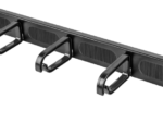ORGANIZADOR DE CABLES LANBERG 5 ANILLOS 19" 1U TIPO B NEGRO