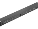 ORGANIZADOR DE CABLES LANBERG METALICO 1U TIPO A RACK 19 NEGRO