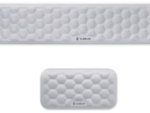 PACK REPOSAMUÑECAS SUBBLIM ERGO AIRPADDING RATON TECLADO PLATEADO