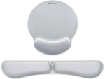 PACK SUBBLIM ERGO MEMORYFLEX -REPOSAMUÑECAS TECLADO Y RATON PLATA