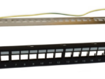 PANEL MODULAR WP 24 PUERTOS STP CAT5E/6 CON GESTOR DE CABLES