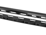 PANEL ORGANIZADOR DE CABLES VERTICAL RACK 19" 47U SUELO NEGRO 2 PIEZAS