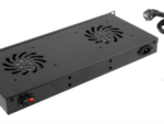 PANEL VENTILACION LANBERG LCD 2 VENTILADORES TERMOSTATO 230V 1U RACK 19 NEGRO