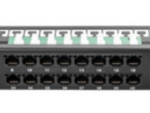 PATCH PANEL LANBERG 48 PUERTOS 1U 19? CAT.6 NEGRO