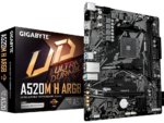 PLACA BASE GIGABYTE A520M H ARGB AM4 MICROATX