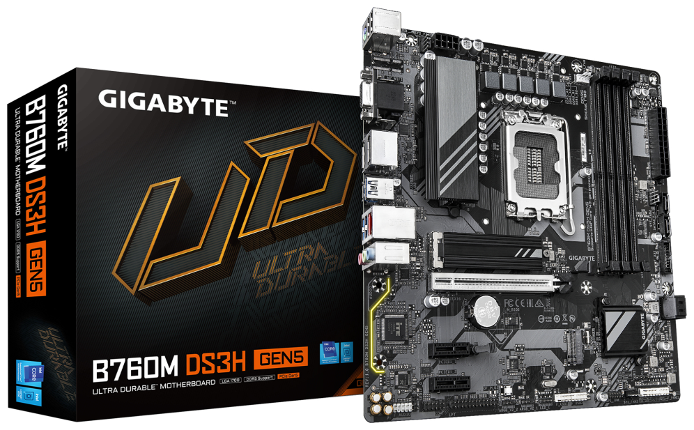 PLACA BASE GIGABYTE B760M DS3H GEN 5 4XDDR5
